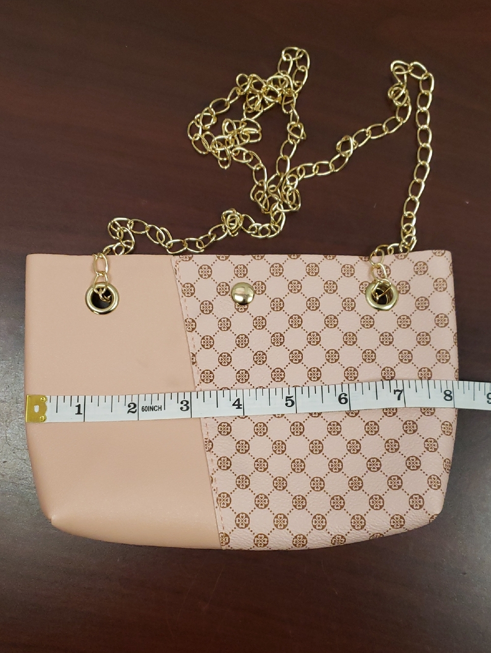 Chain Strap Pink Women's Crossbody Bag